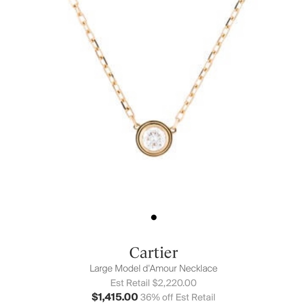 CARTIER D'AMOUR NECKLACE XS